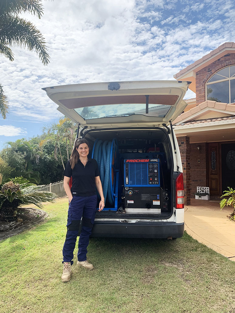 vanessa at van carpet cleaning service